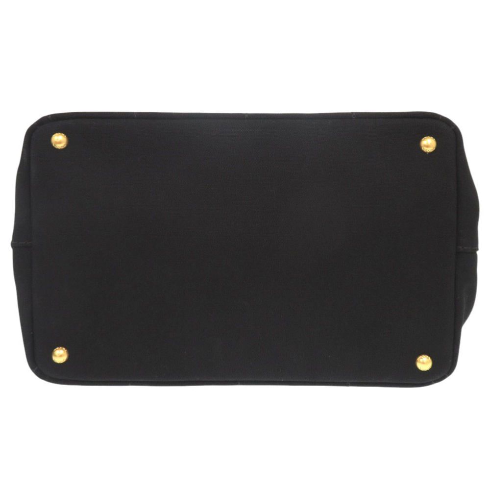 PRADA プラダ　カナパ キャンバス 2way ハンドバッグ ブラック 値下げ 美品 プラダ カナパ キャンバス ブラック 2WAY トートバッグ