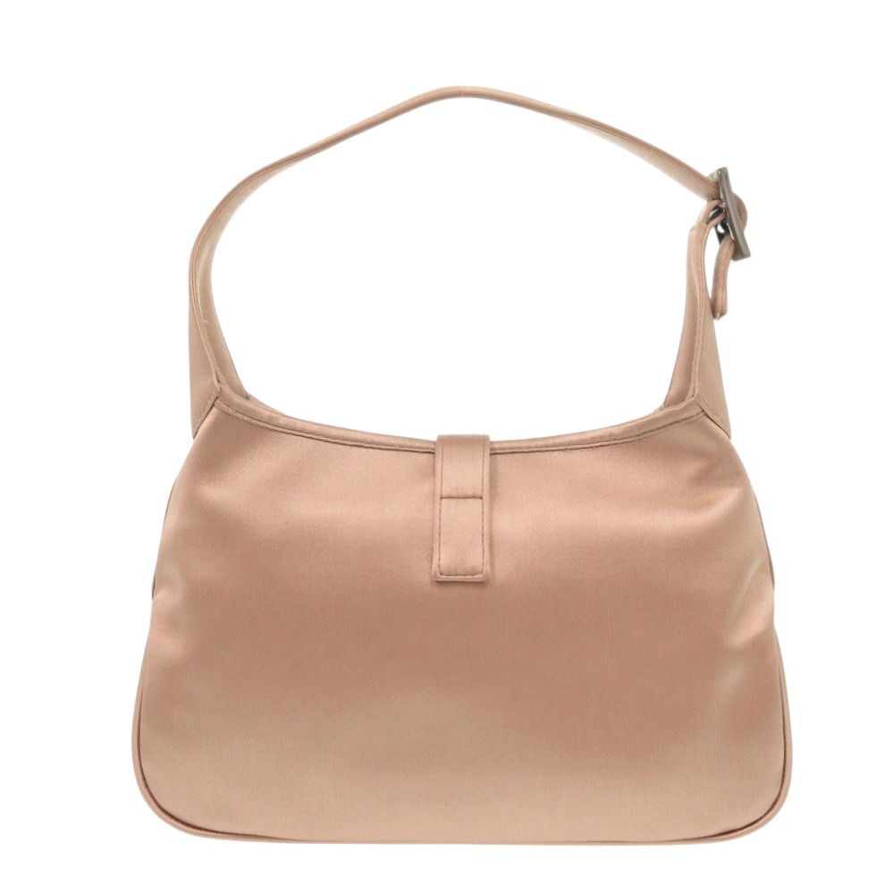 美品 グッチ ヴィンテージ ジャッキー 005 0775 サテン ピンク