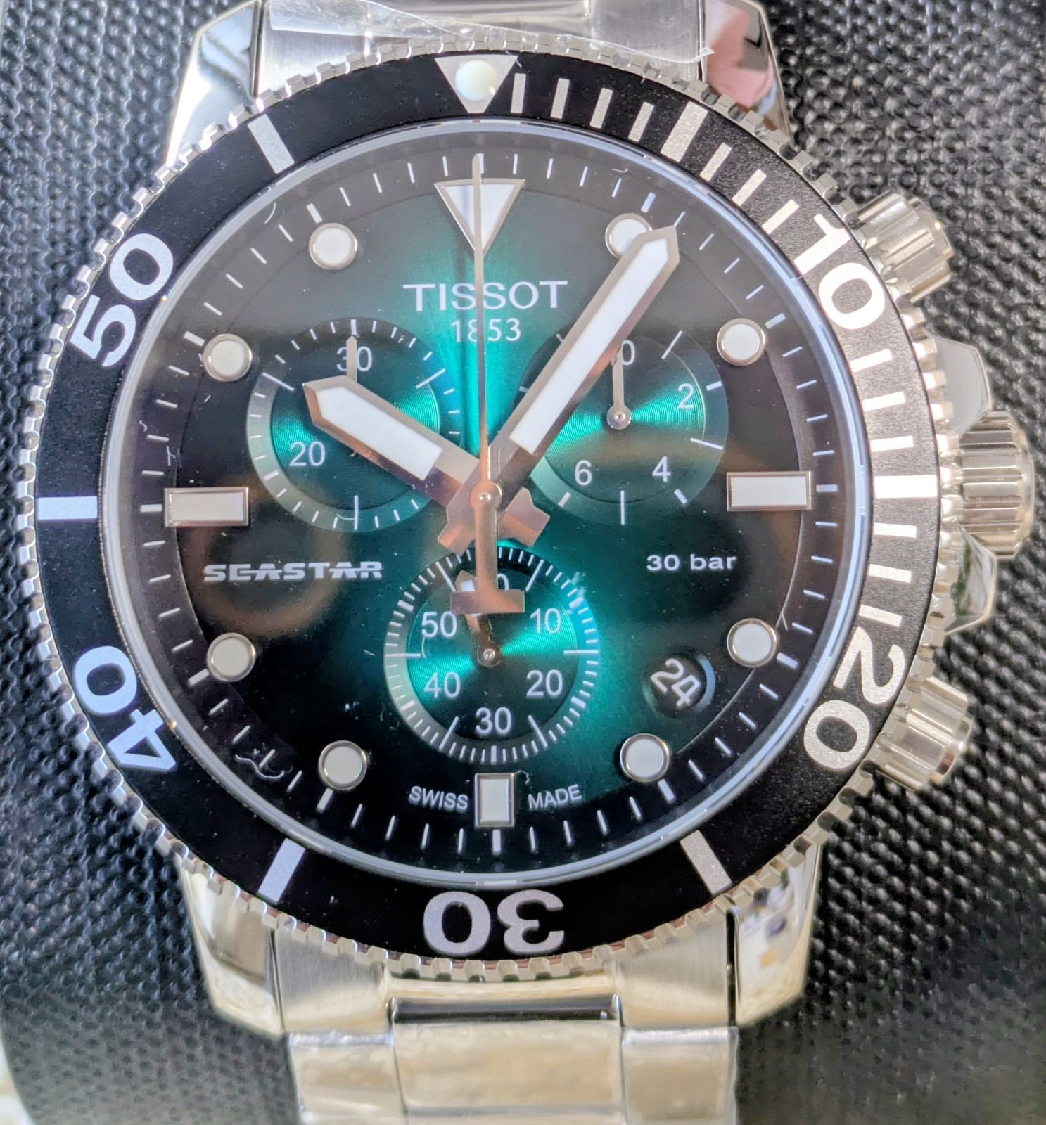 新品未使用 TISSOT ティソ メンズ 腕時計 シースター Seastar 1000 