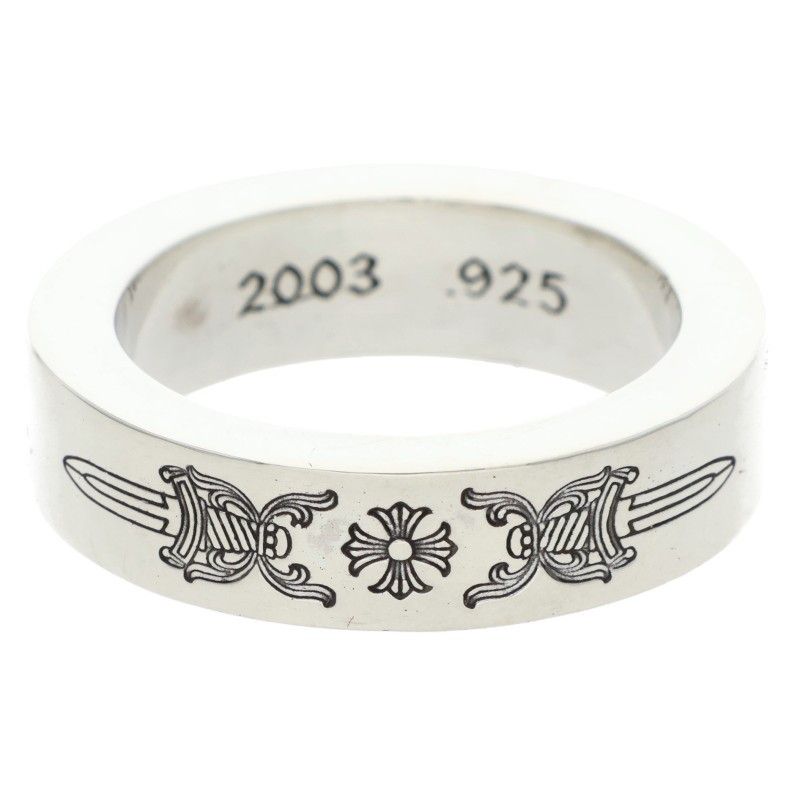 クロムハーツ 6mm SPACER DAGGER/6mmスペーサーダガー シルバーリング