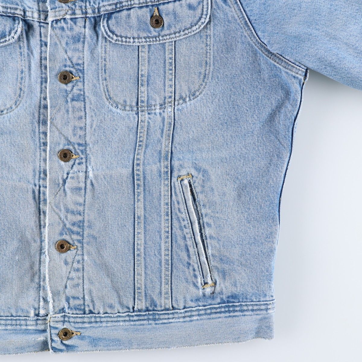 古着 90年代 リー Lee DUNGAREES デニムジャケット Gジャン メンズXL相当 ヴィンテージ/eaa459300 古着 90年代 リー Lee DUNGAREES デニムジャケット Gジャン メンズXL