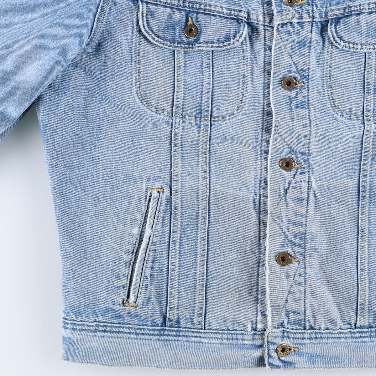古着 90年代 リー Lee DUNGAREES デニムジャケット Gジャン メンズXL 