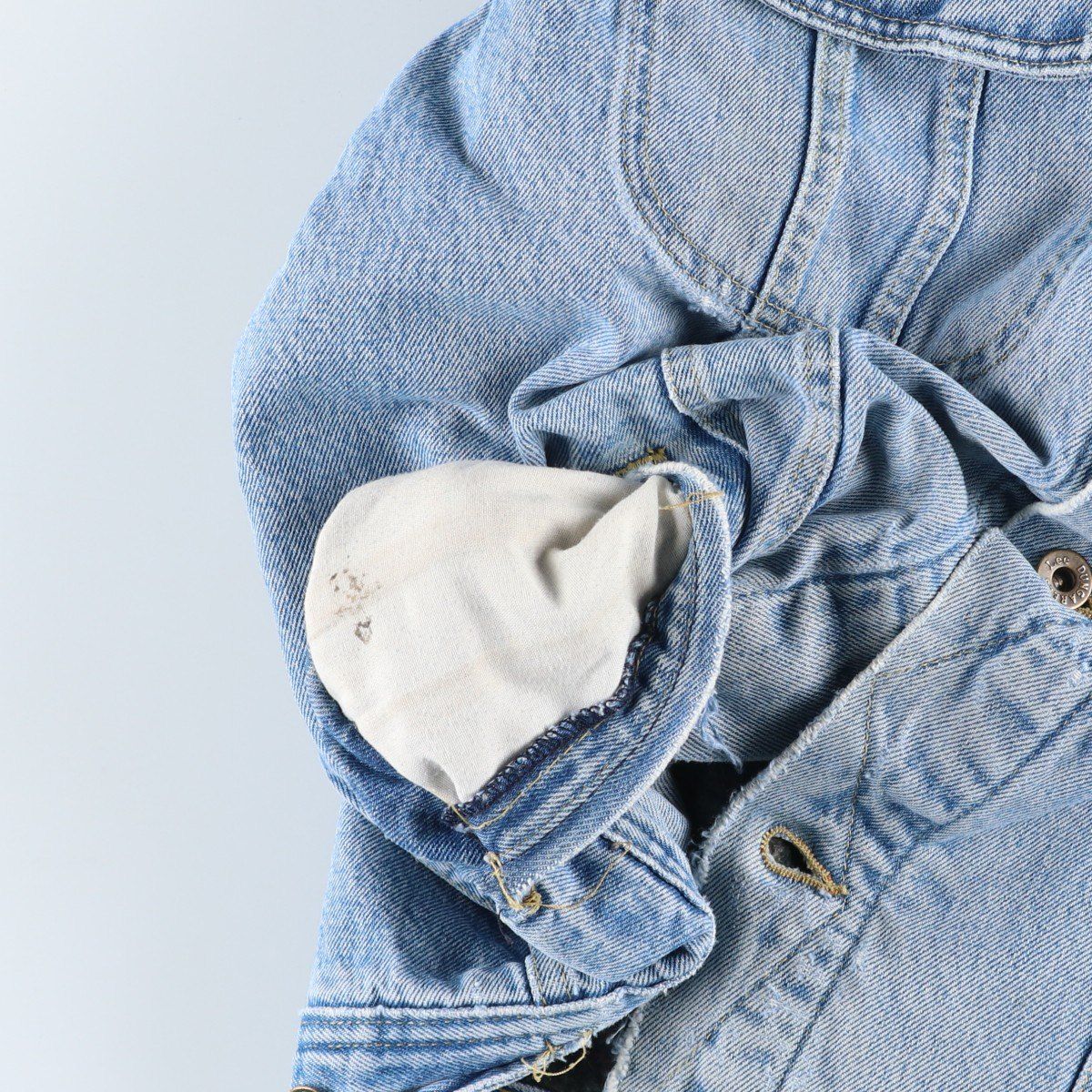 古着 90年代 リー Lee DUNGAREES デニムジャケット Gジャン メンズXL 