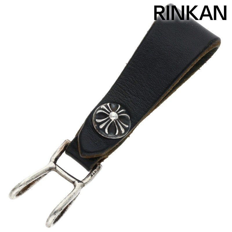 クロムハーツ BELT LOOP クロスボールボタンレザーベルトループ メンズ