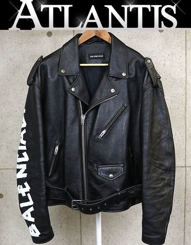 BALENCIAGA 銀座店 バレンシアガ ロゴイベント ダブル ライダース