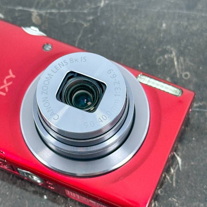 美品】Canon IXY 160 レッド コンパクトデジタルカメラ 2000万画素 CCD