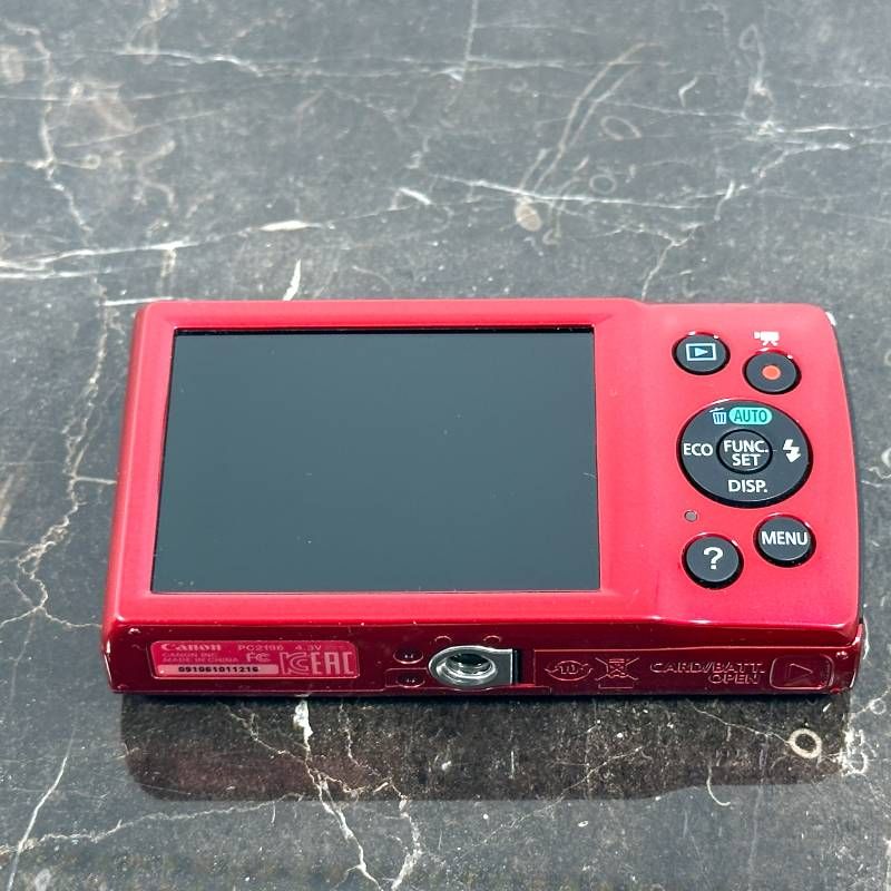 美品】Canon IXY 160 レッド コンパクトデジタルカメラ 2000万画素 CCD