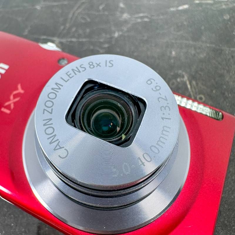 美品】Canon IXY 160 レッド コンパクトデジタルカメラ 2000万画素 CCD