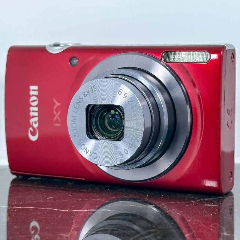 美品】Canon IXY 160 レッド コンパクトデジタルカメラ 2000万画素 CCD