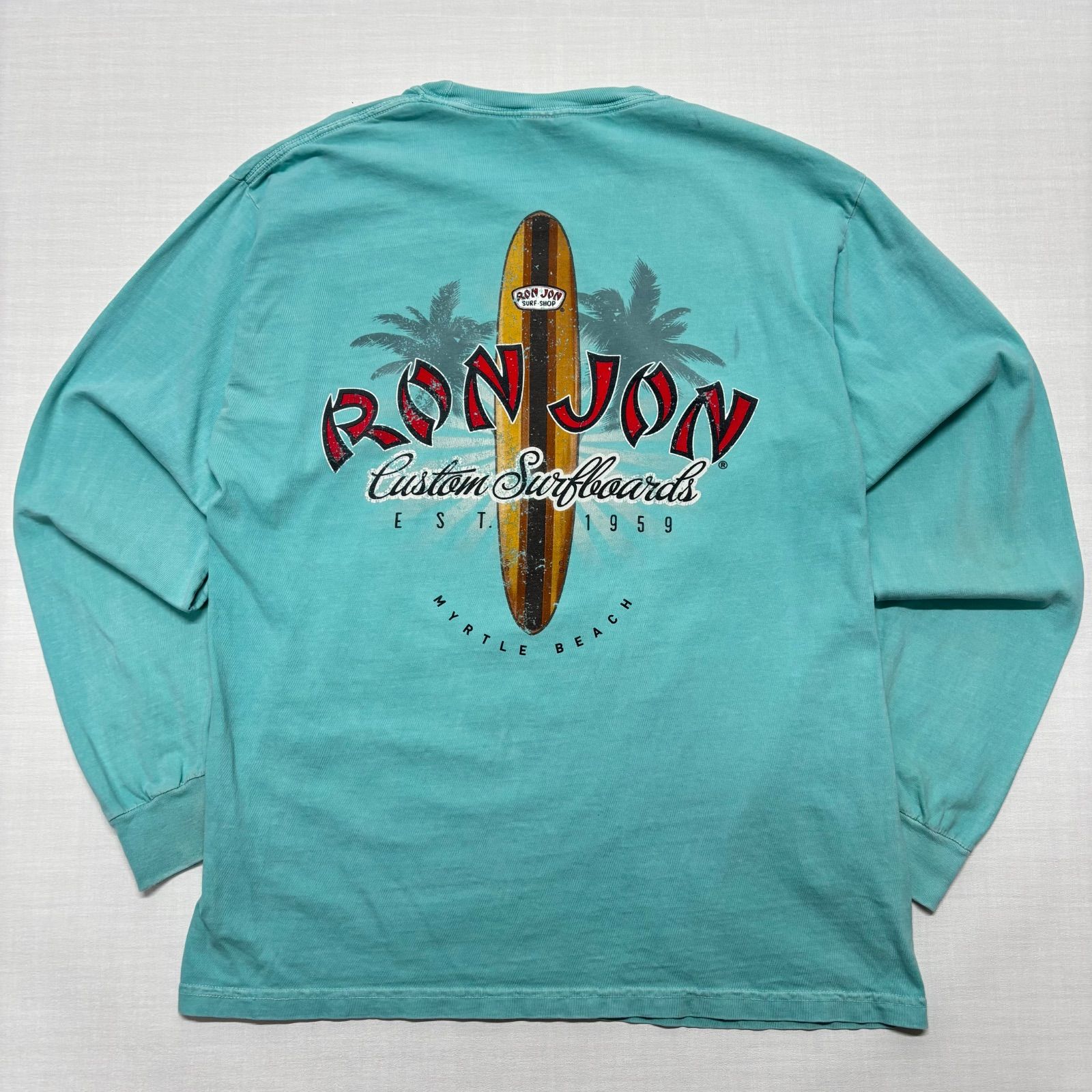 RON JON ロンT M ミントグリーン ロンジョン サーフショップ バック