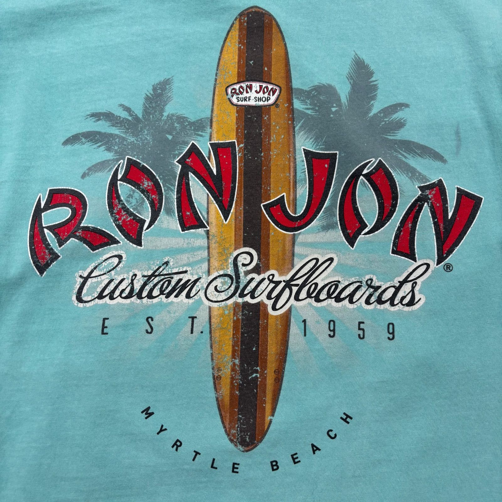 RON JON ロンT M ミントグリーン ロンジョン サーフショップ バック