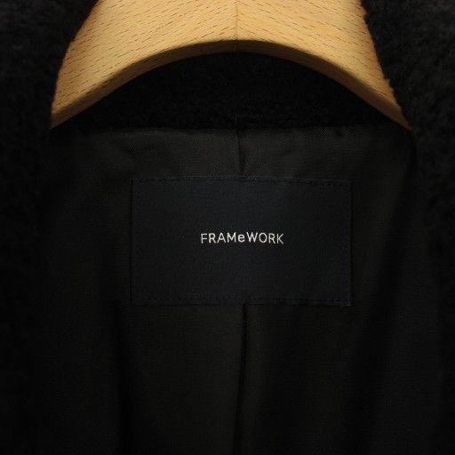 フレームワーク Framework 23AW WOOLブレンドボアコート アウター 38