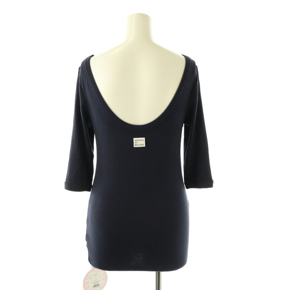 ボーダーズアットバルコニー BORDERS at BALCONY HALF SLEEVE RIB TEE