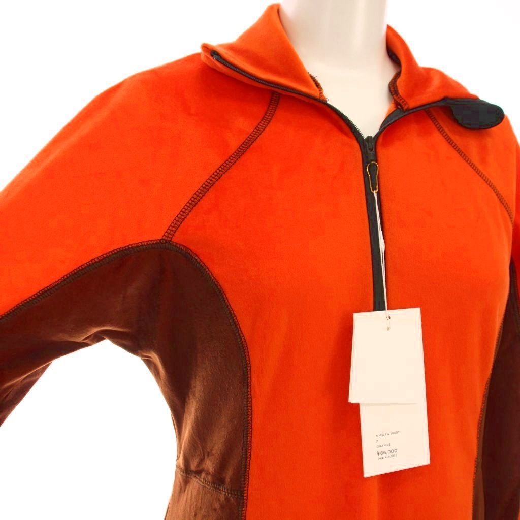 ワンピース mame Velour Jersey Flared Dress ORANGE マメクロゴウチ Mame Kurogouchi 22AW Velour Jersey Flared Dress