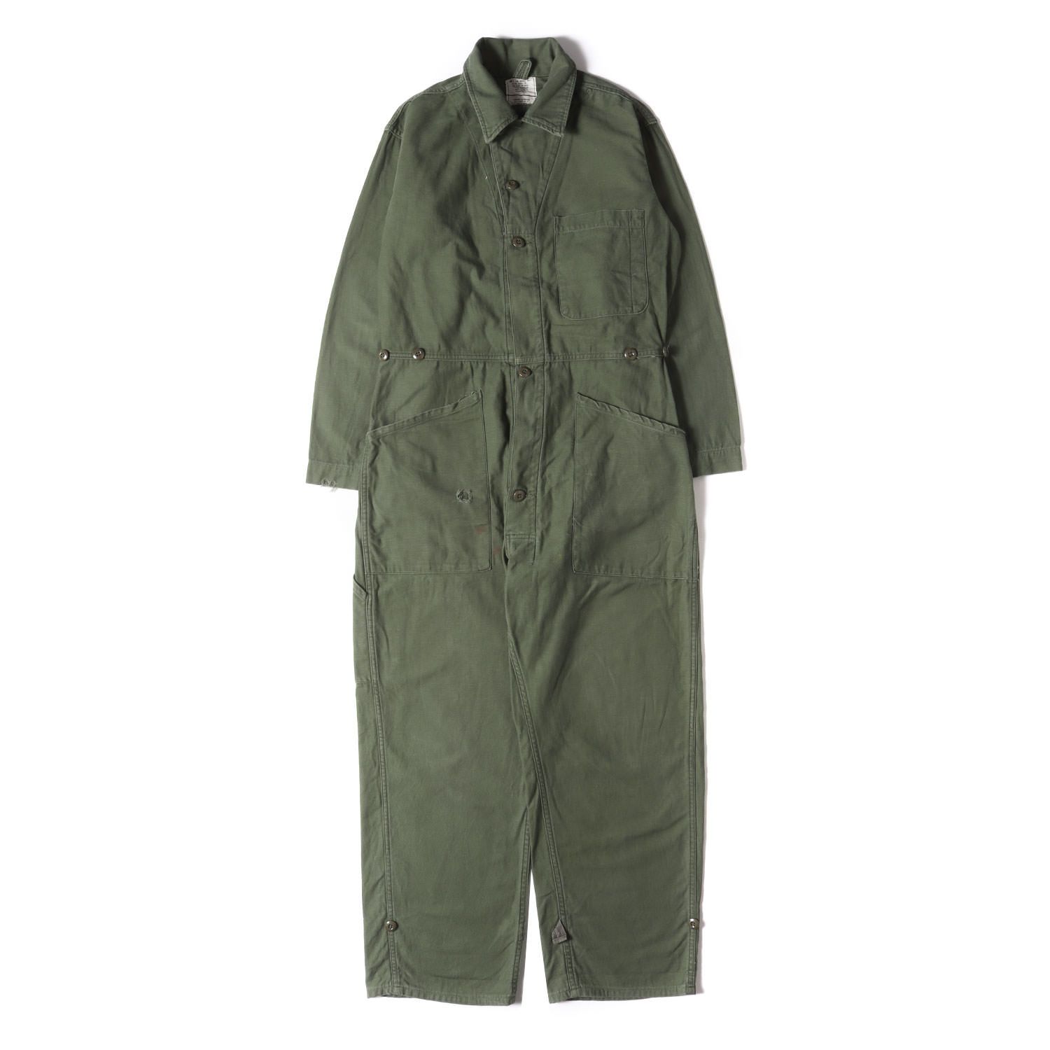 80s ヴィンテージ USA製 米軍放出品 カバーオール ツナギ アメリカ 古着 Vintage Military Item ヴィンテージミリタリー | 80s 米軍実物 U.S.