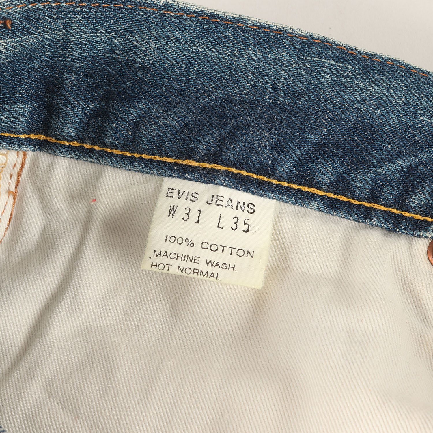 EVISU エヴィス パンツ インディゴ サイズ:31 | 初期 牛パッチ | 90s 