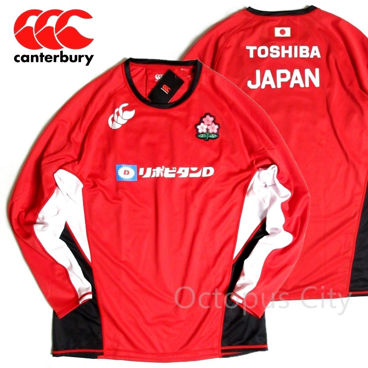 未使用！Canterbury カンタベリー ラガーシャツ ユニホーム XL
