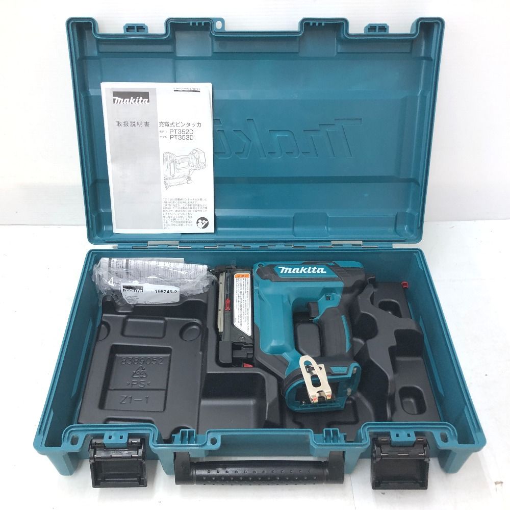 makita マキタ 18 V対応 35 mm 充電式ピンタッカ ピン釘打機 ケース 本体のみセット ケースキズ ヨゴレあり ♥品