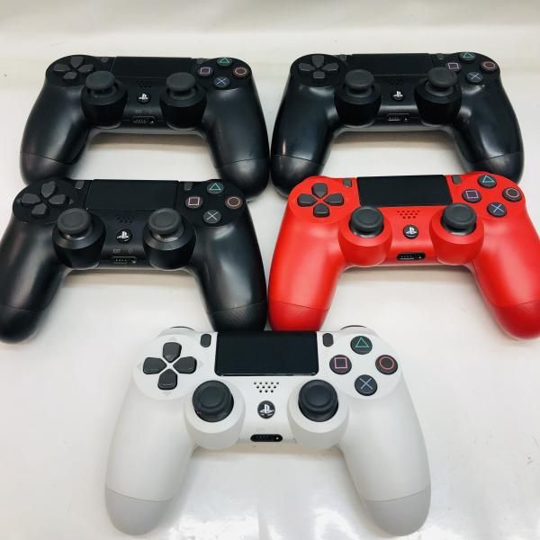 中古】ｹﾞｰﾑOP）ｼﾞｬﾝｸ)PS4ｺﾝﾄﾛｰﾗｰ 5個まとめ CUH-ZCT2J 動作未保証[22