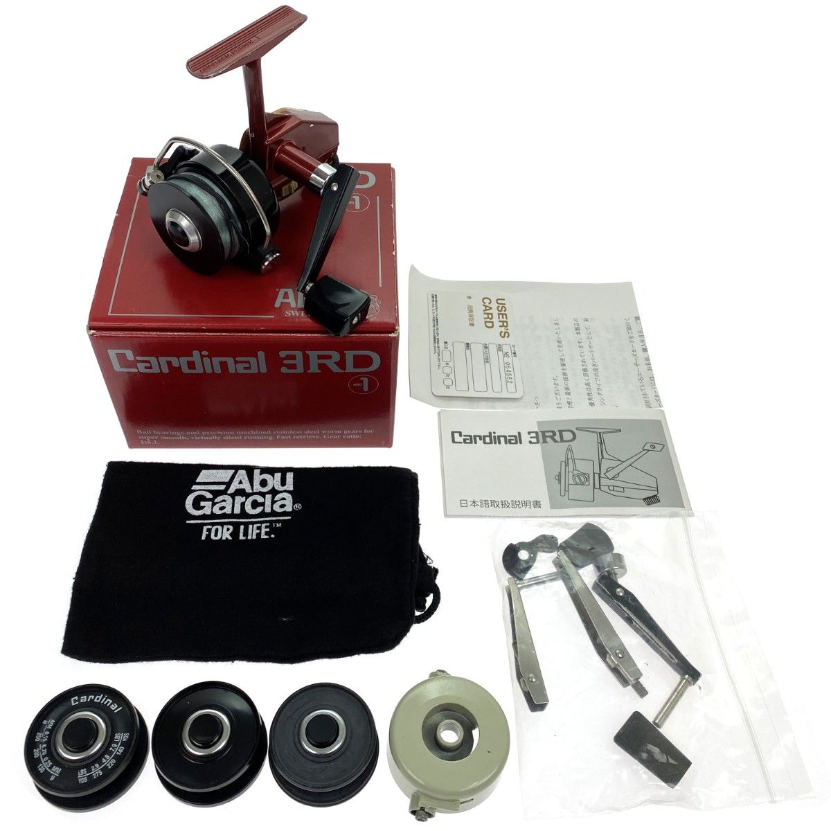 Abu Garcia アブガルシア Cardinal 3 RD カーディナル3 替スプール ハンドル ローター付