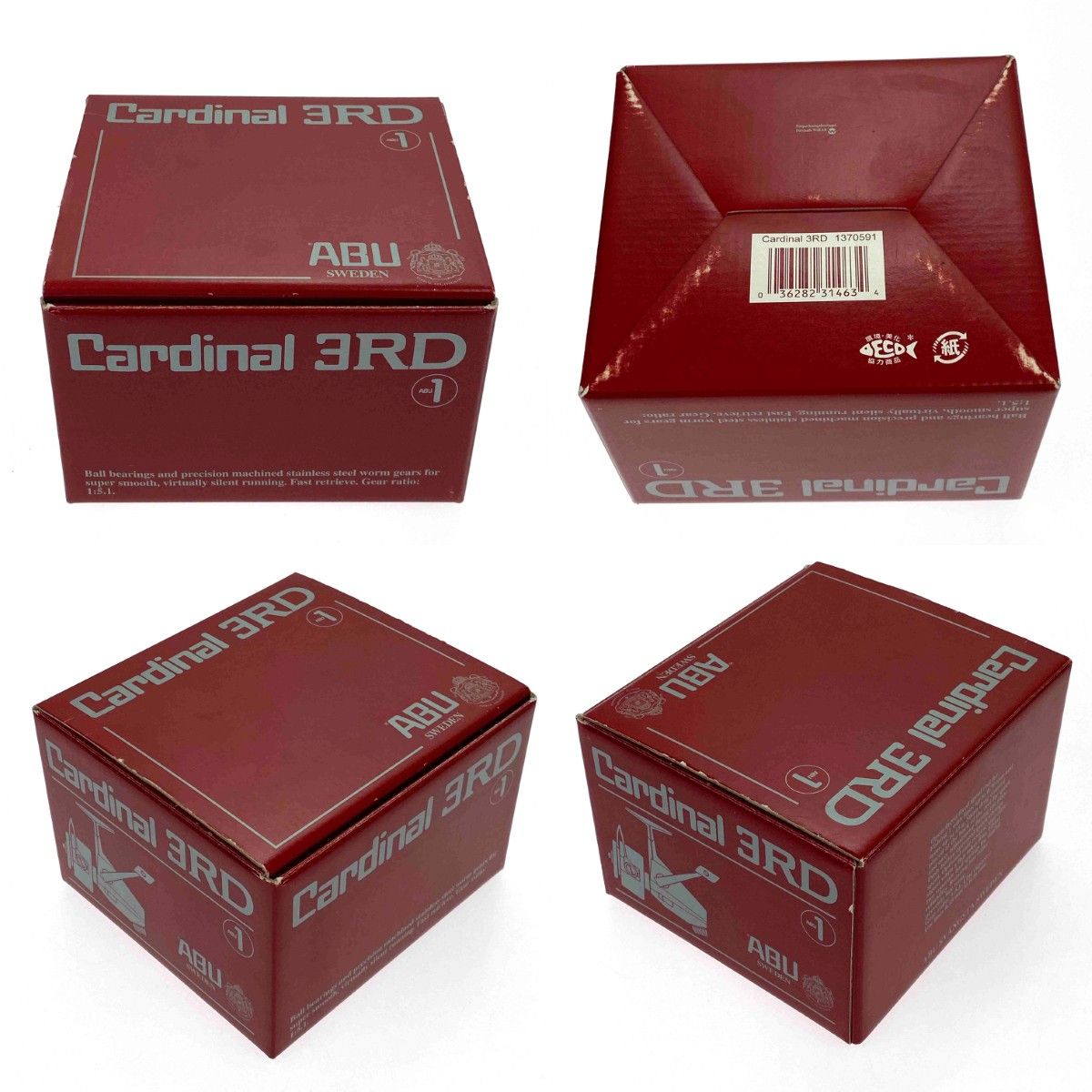  Abu Garcia アブガルシア Cardinal 3 RD カーディナル3 替スプール ハンドル ローター付 スピニングリール リール