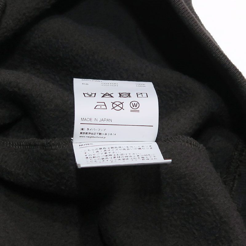 NEIGHBORHOOD ネイバーフッド 25AW PLAIN SWEAT CREWNECK LS 252UWNH