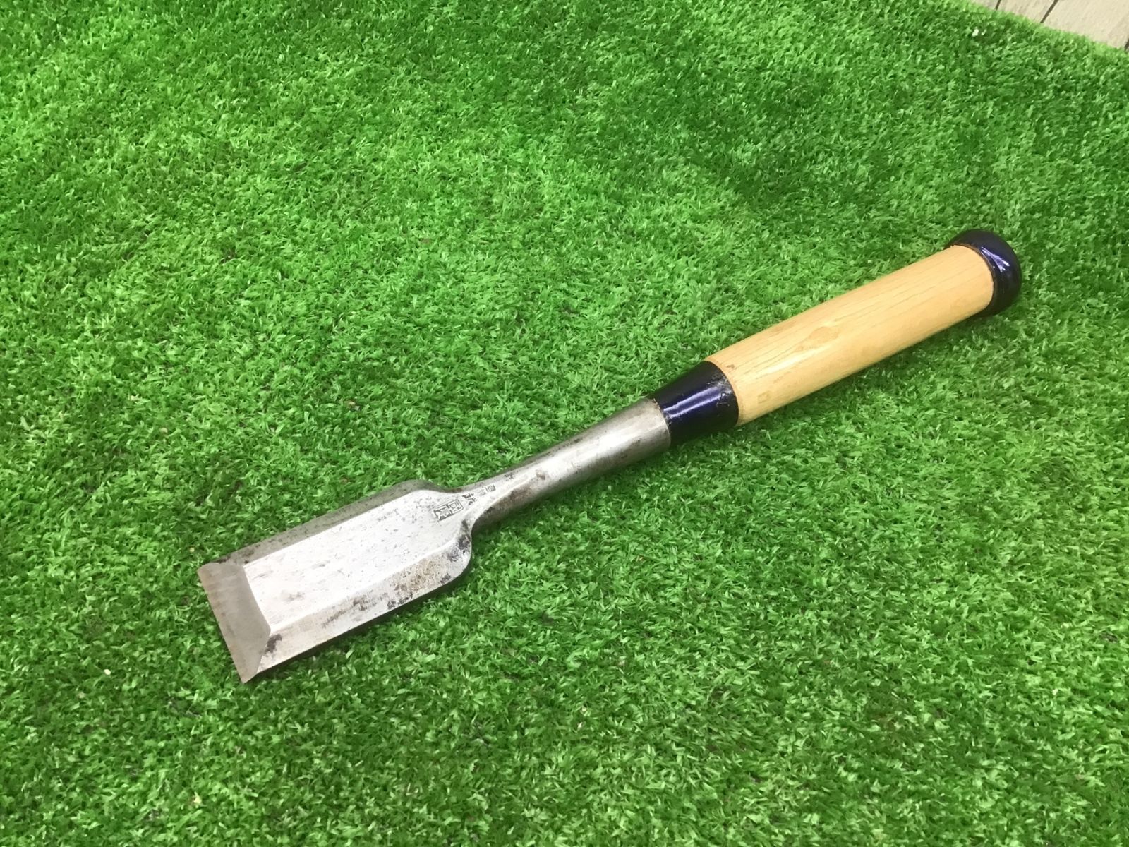 中古品】在銘鑿 のみノミ 國慶 叩き鑿 1寸2分 人気和工具 大工・宮大工