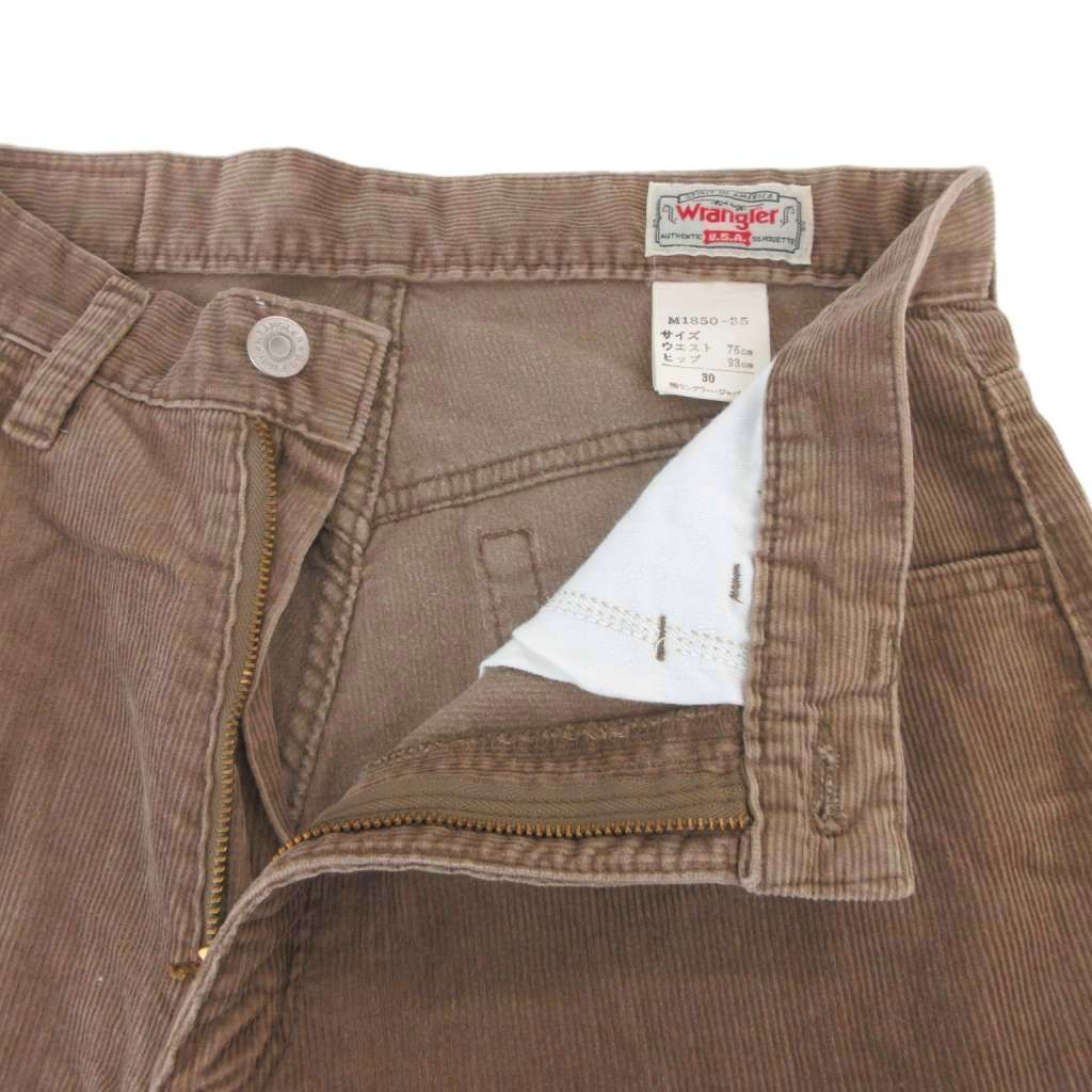 ラングラー WRANGLER パンツ 30 ブラウン コーデュロイ ストレート
