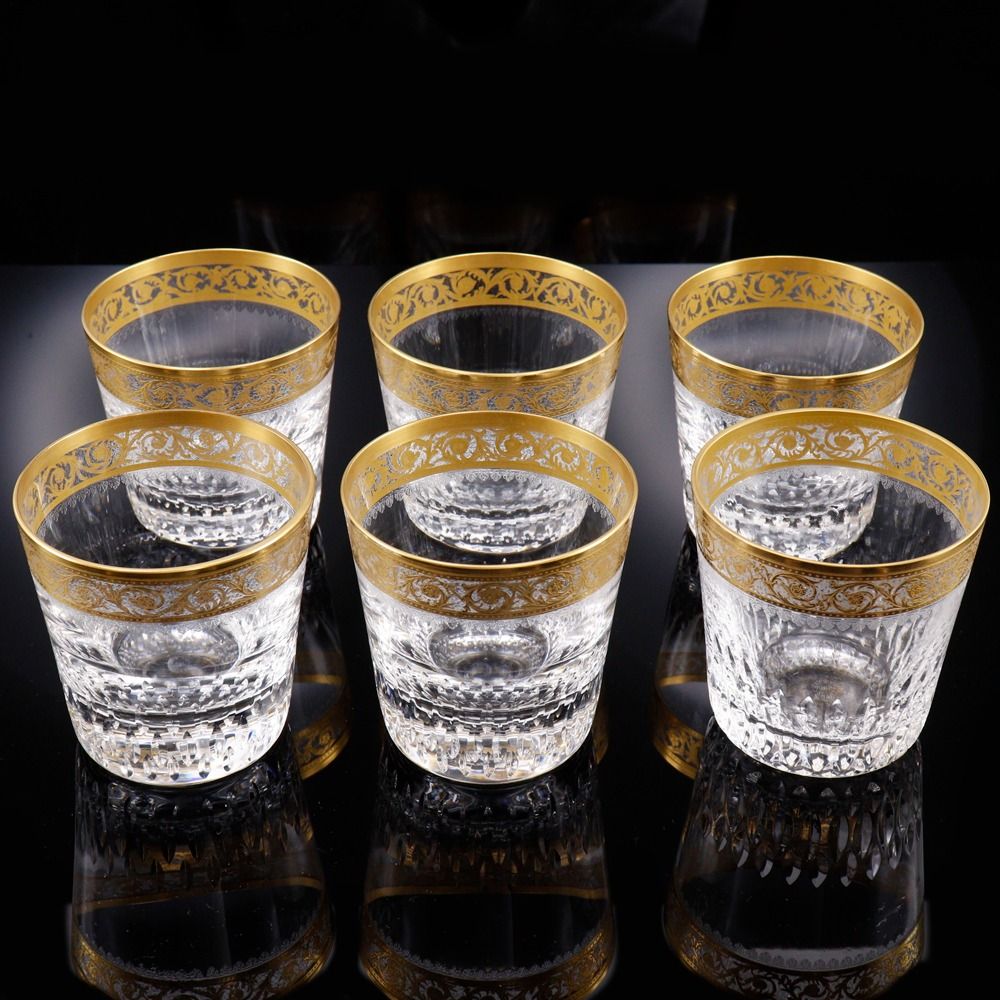 Saint-Louis サンルイ Thistle シスル ロックグラス 6客 タンブラー クリスタル _ グラス