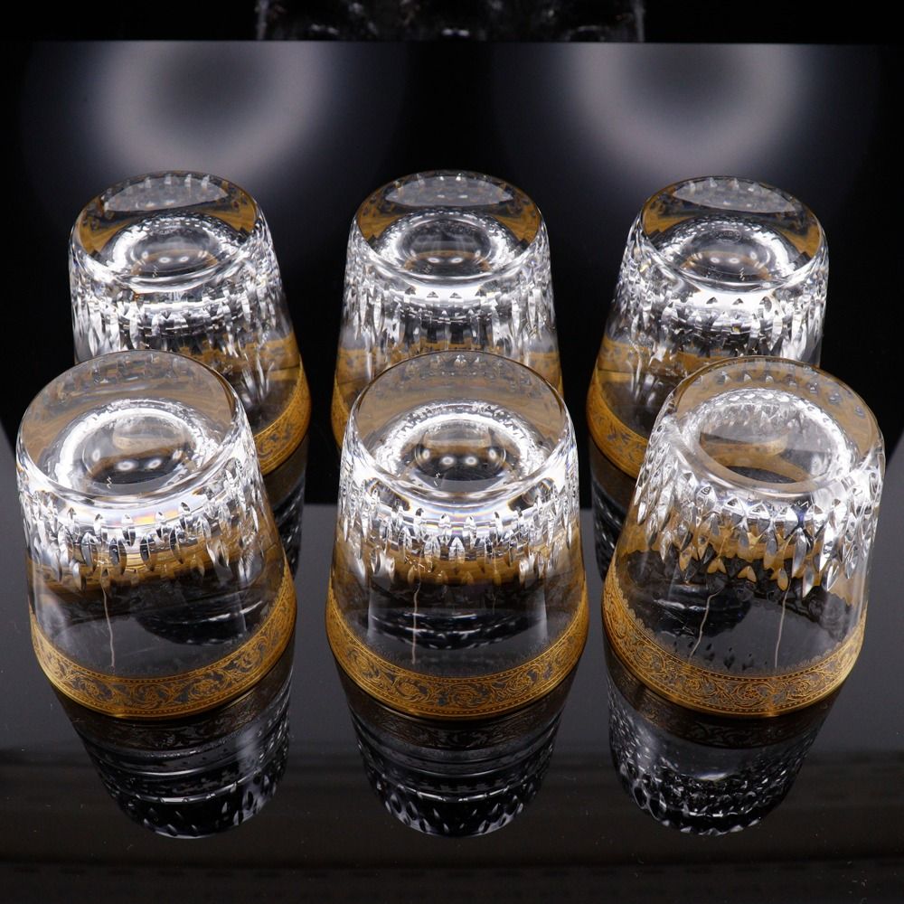 Saint-Louis サンルイ Thistle シスル ロックグラス 6客 タンブラー クリスタル _ グラス