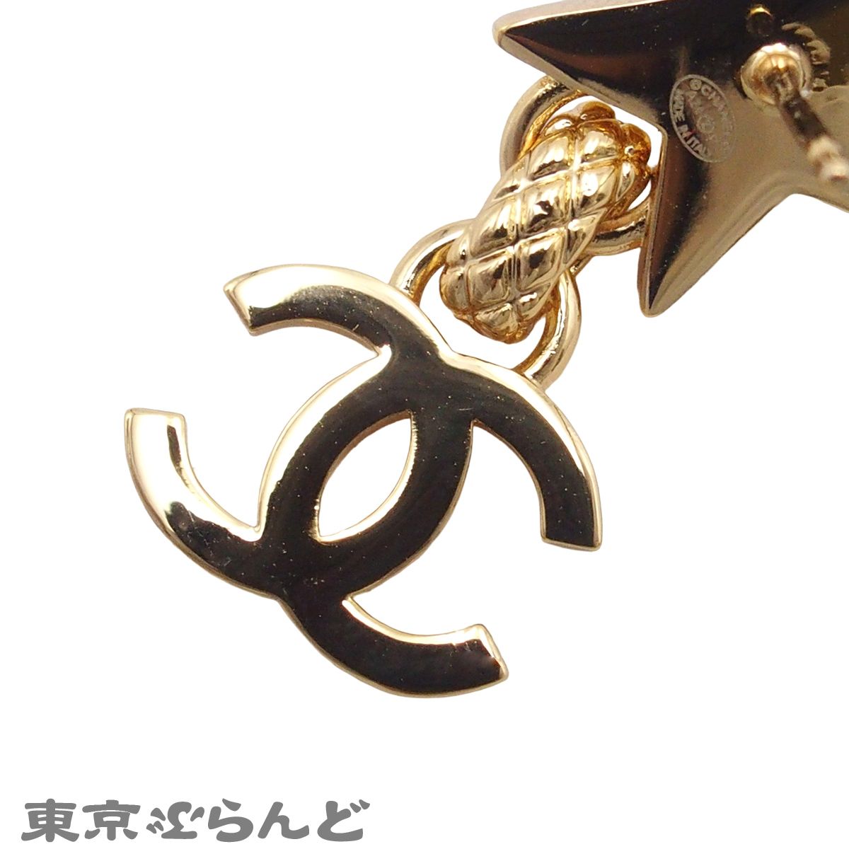 CHANEL(シャネル) ココマーク スイング スター ピアス メタル フェイク 