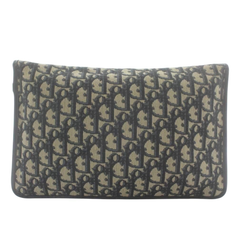 Christian Diorロゴプリントキャンバスクラッチバッグ　Ch2002 Christian Diorロゴプリントキャンバスクラッチバッグ Ch2002