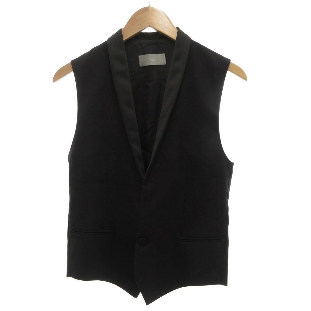 ディオールオム Dior HOMME ナローラペル ベスト ジレ ビジネス 1B