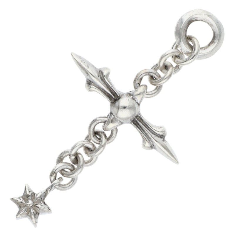 クロムハーツ ROLY CROSS/ローリークロス シルバーネックレストップ