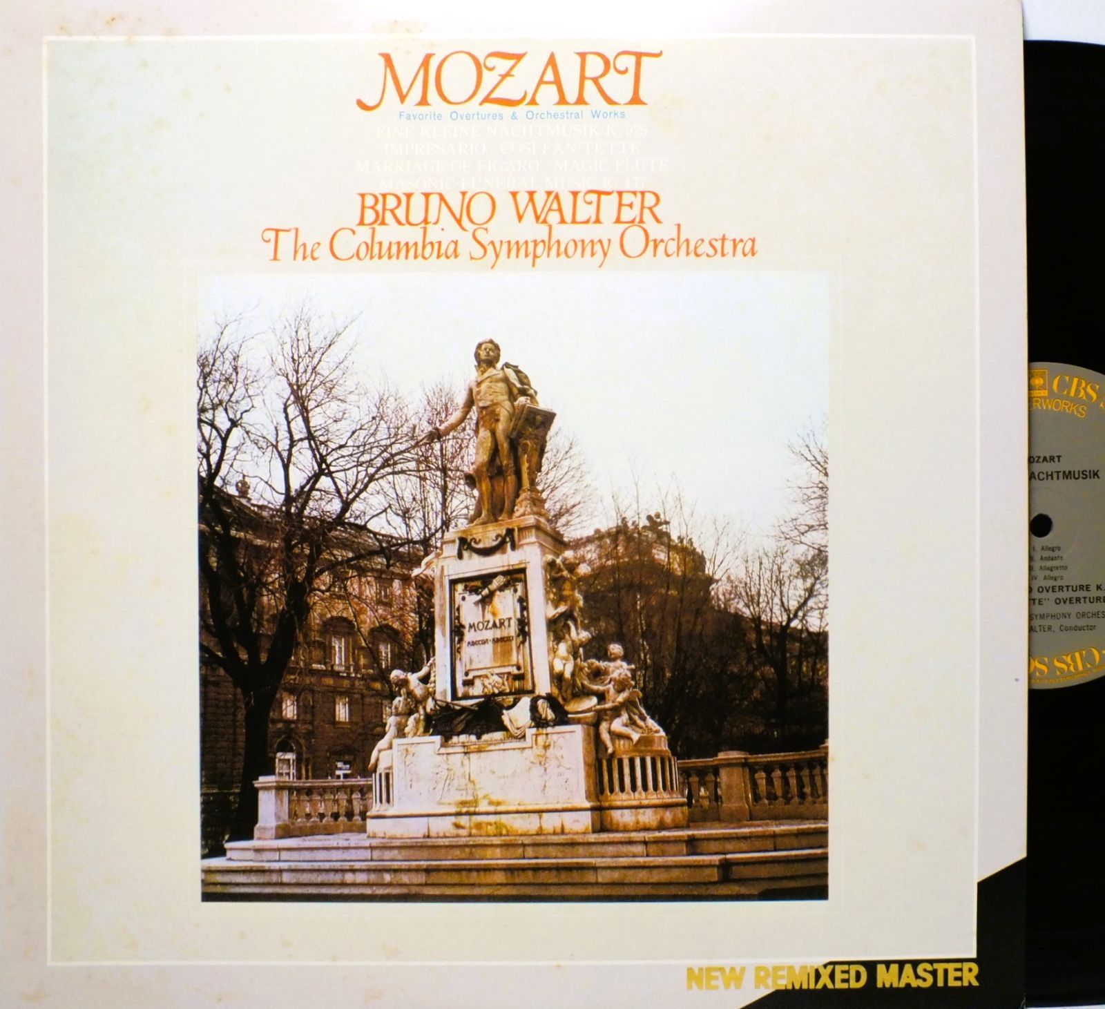 LP 20AC-1805 ブルーノ・ワルター BRUNO WALTER モーツァルト フリー