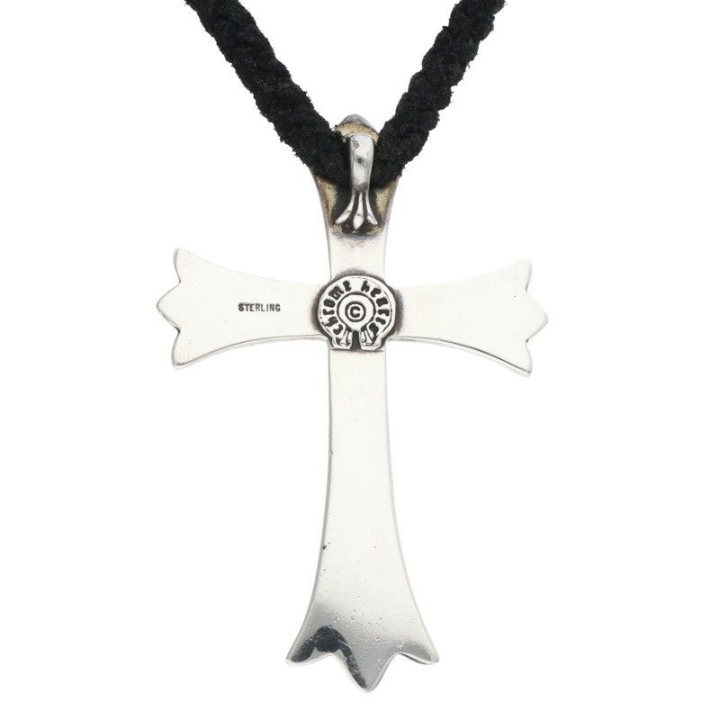 クロムハーツ CH CRS LG BC/ラージCHクロス Wボロチップ/シルバー