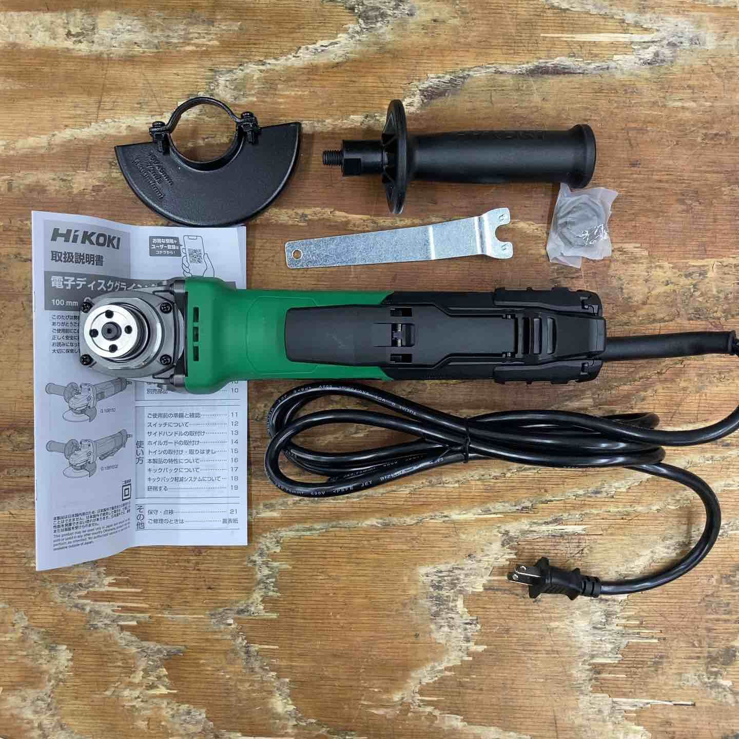 ♥品 HiKOKI ハイコーキ ブレーキ付き 電子ディスクグラインダ パドルスイッチ 100 V mm 柏店