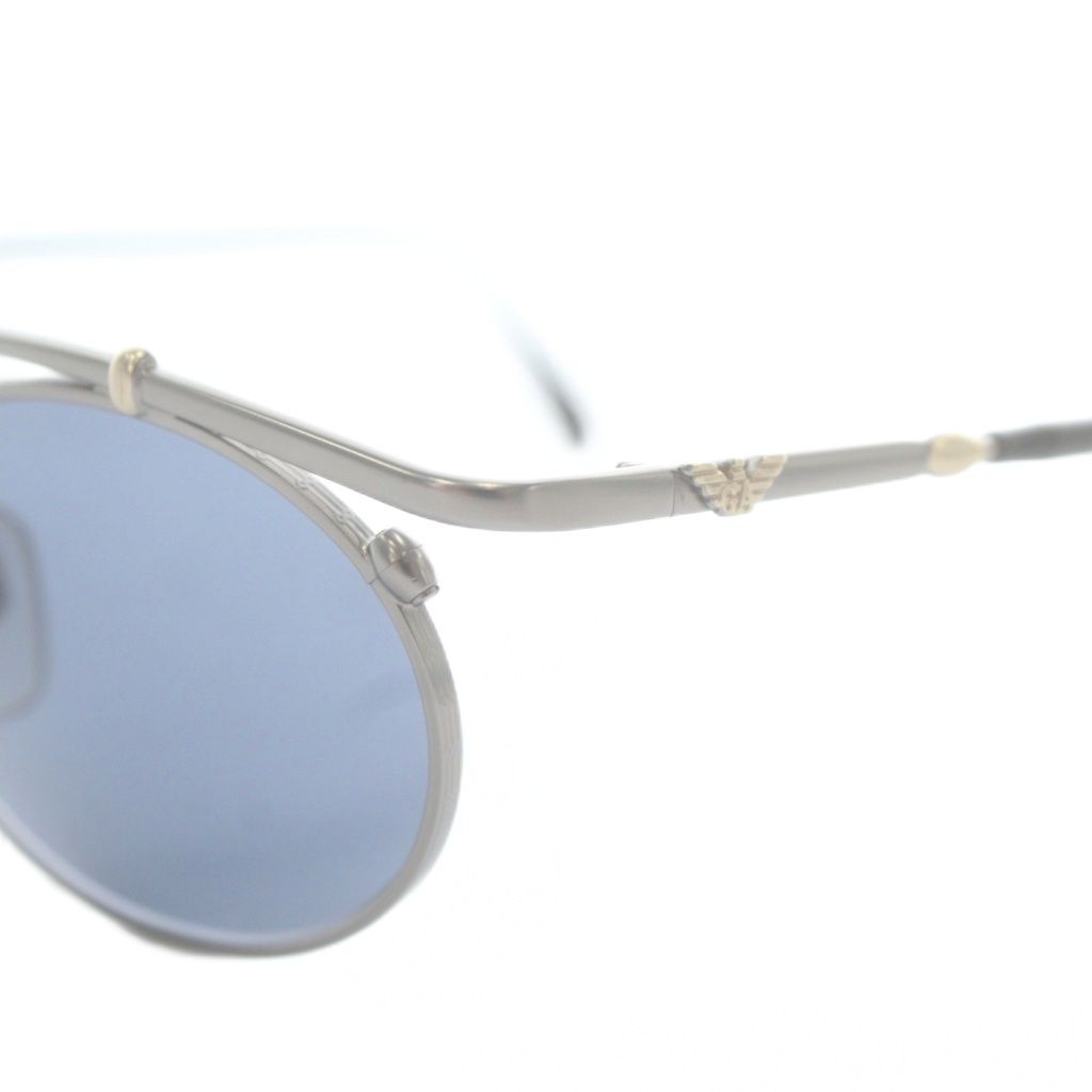 アルマーニメタルオーバルサングラス グレー エンポリオアルマーニ EMPORIO ARMANI 眼鏡 サングラス メタルフレーム