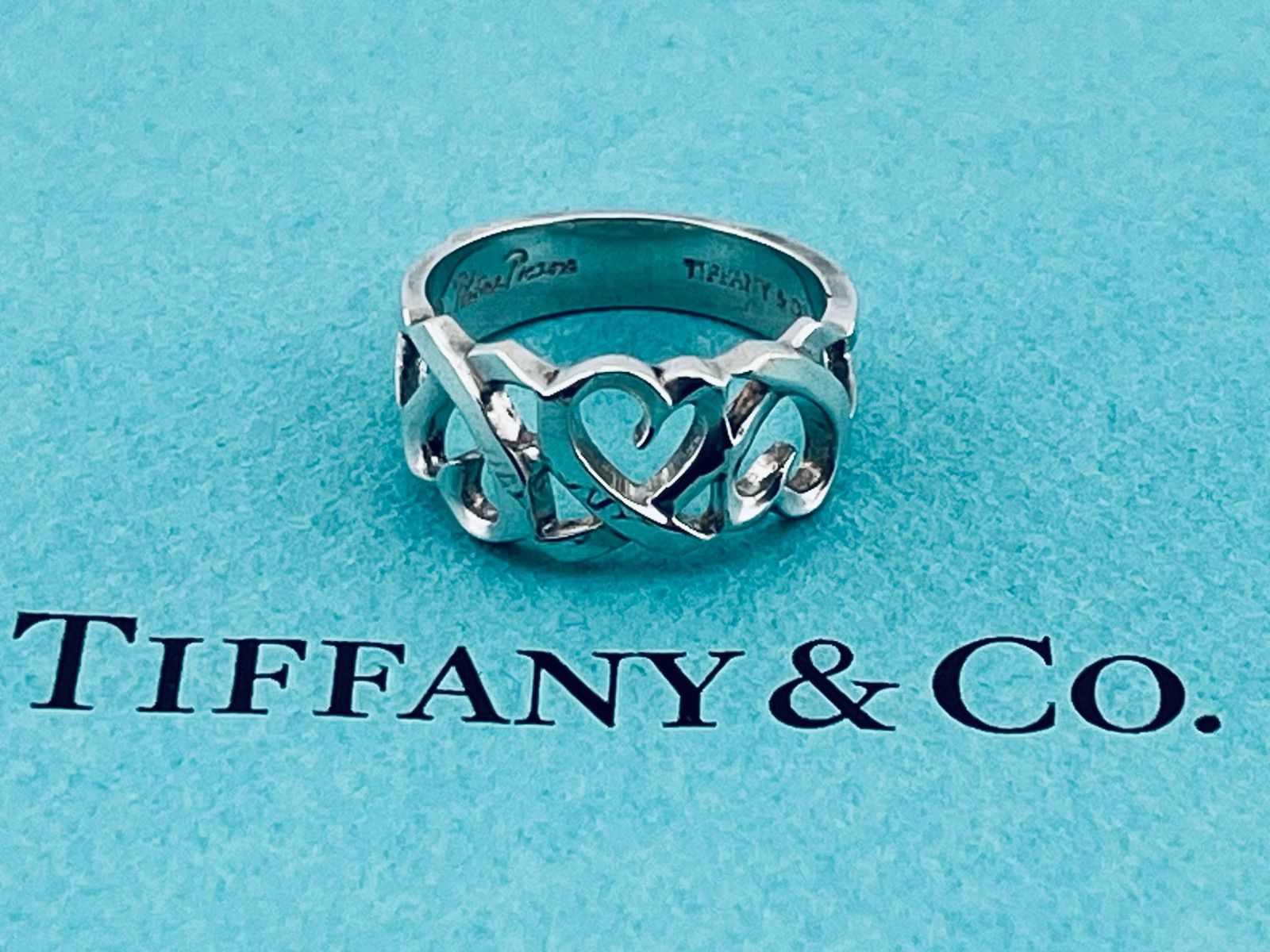 a201 Tiffany&Co. ティファニー トリプル ラビングハート リング