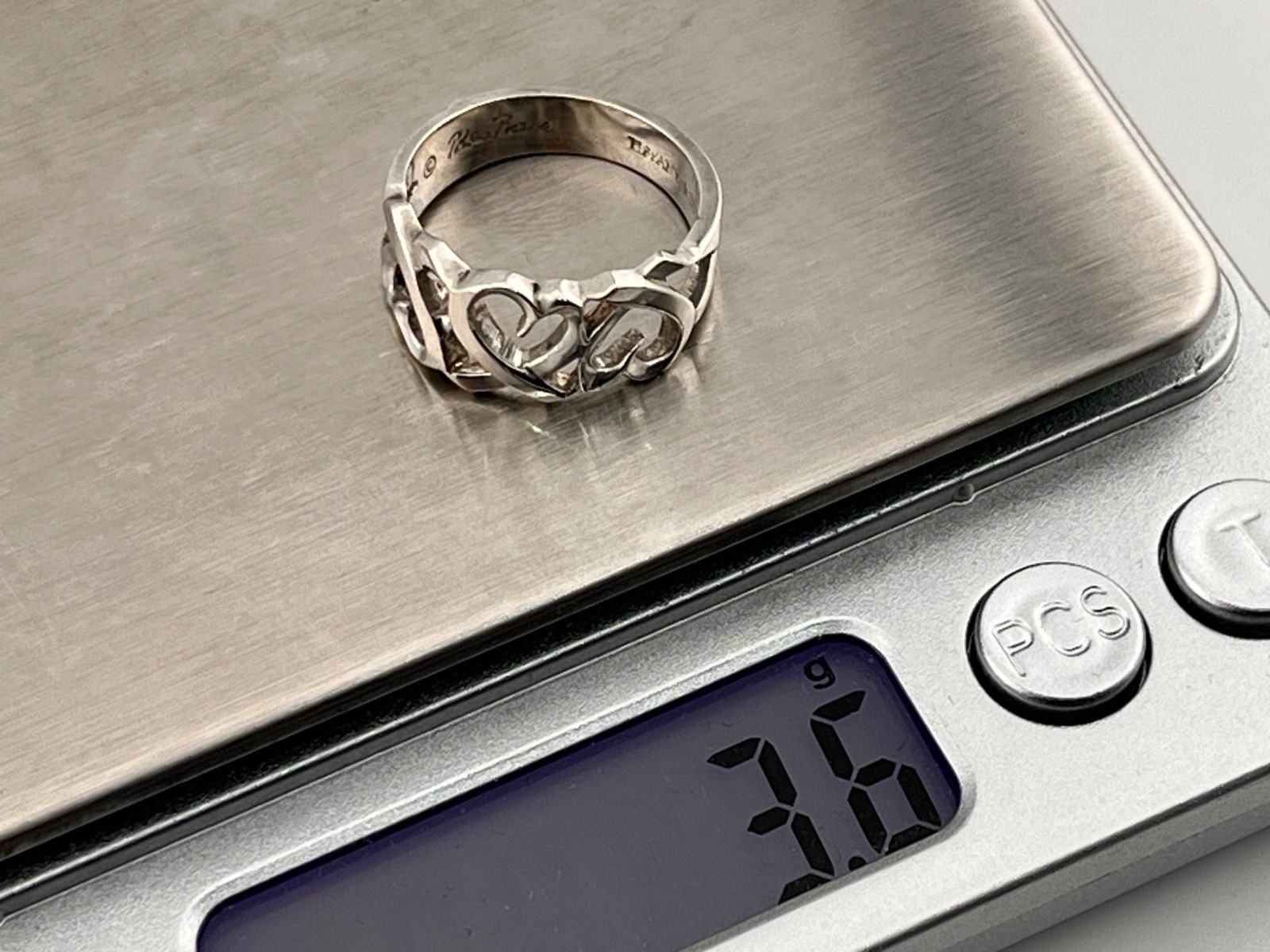 a201 Tiffany&Co. ティファニー トリプル ラビングハート リング