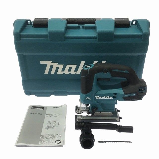  makita マキタ 18 V 充電式ジグソー 青|ブルー 本体 パーツ ケース付き121885 ジグソー 切断工具 切断機