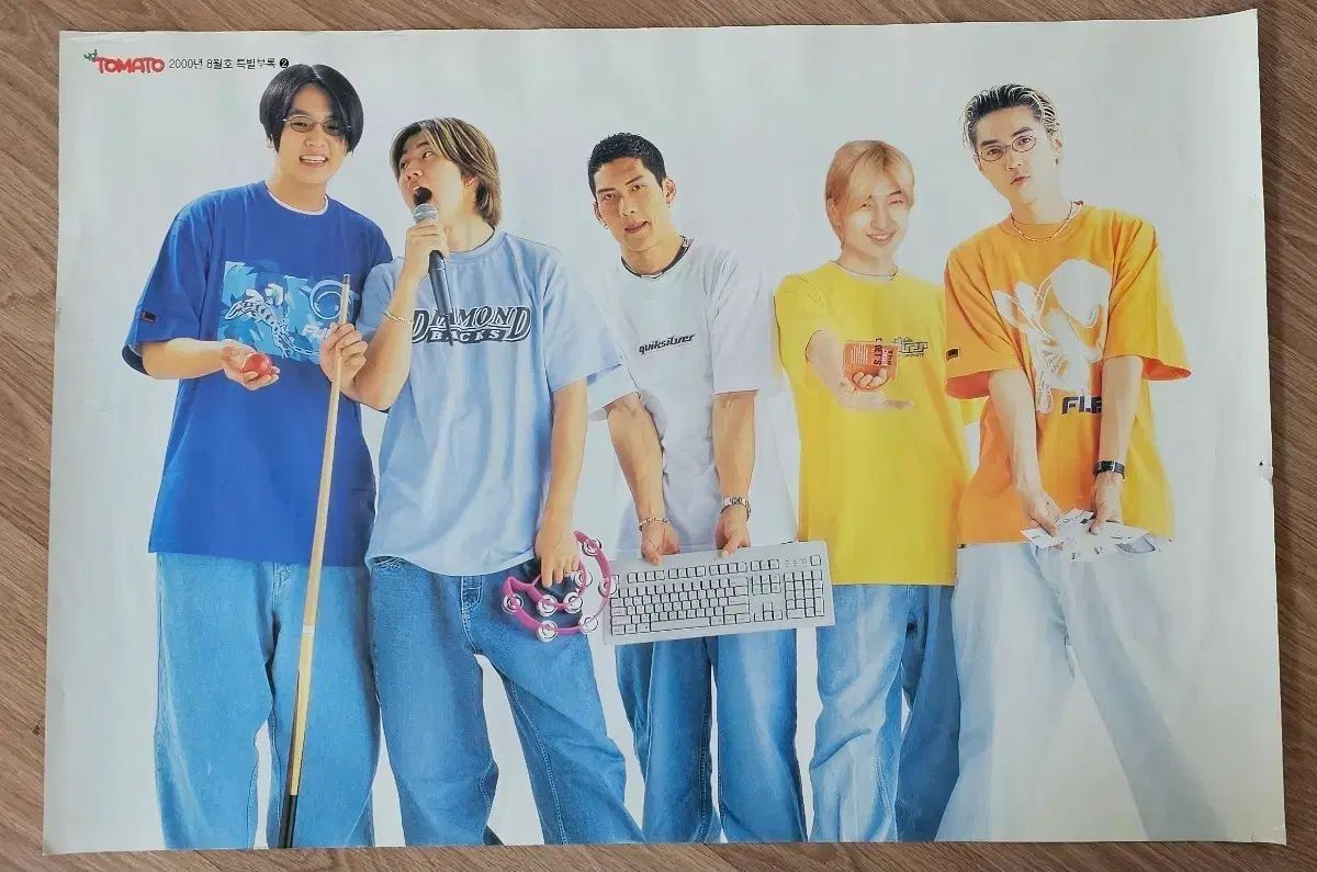 2000年 KPOP アイドル god モデル トマト 雑誌 広告 ポスター