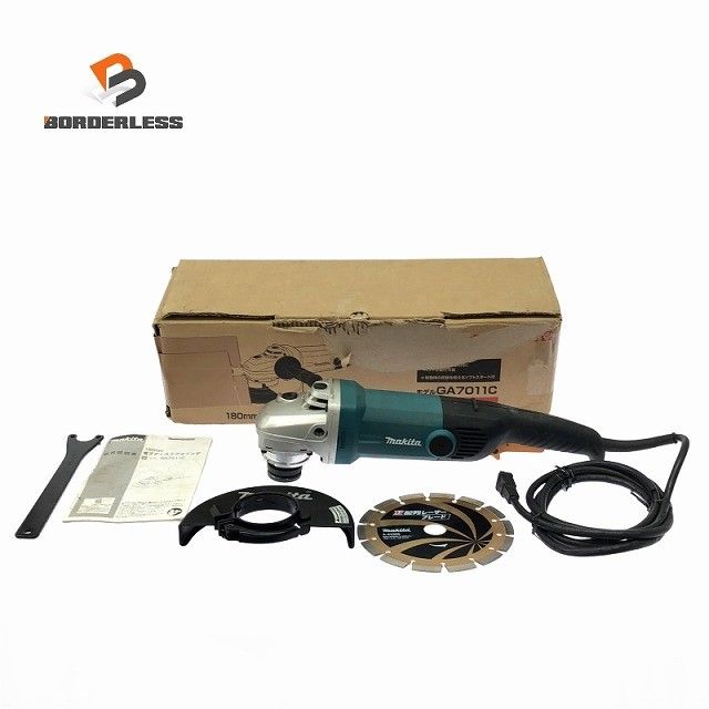 makita マキタ 100 V 50 60 Hz 180 mm 電子ディスクグラインダ GA 7011 C 電動工具121895