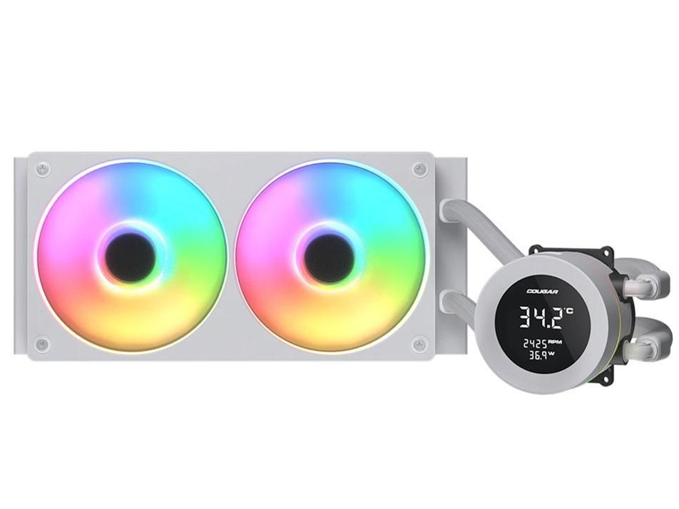 Cougar CGR- -W-240 Poseidon Vistek ARGB 240 White