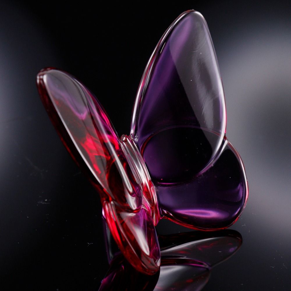 Baccarat】バカラ ラッキーバタフライ レッド クリスタル _ ペーパー