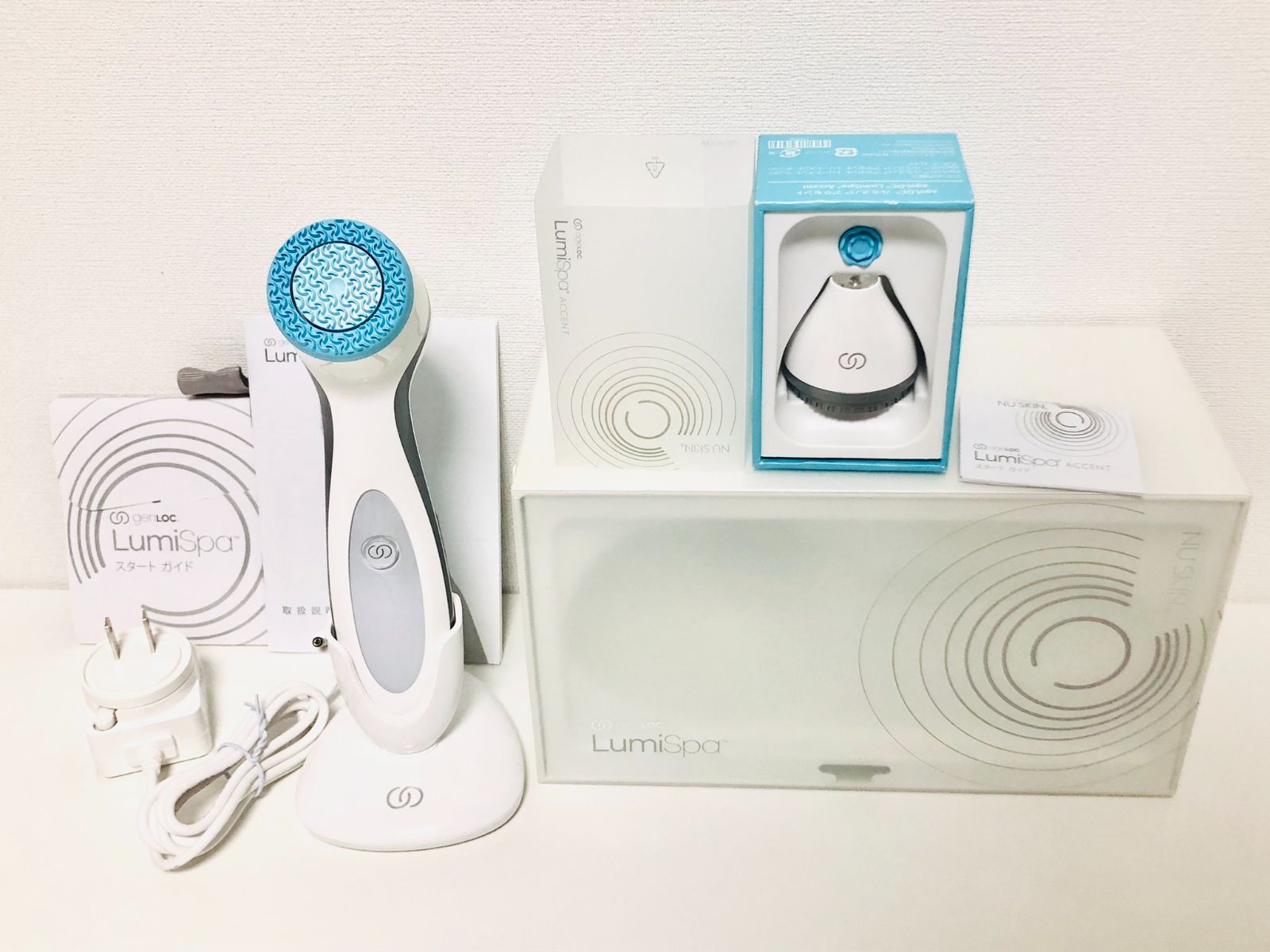 ルミスパ 本体セット 美品 匿名発送　✨限定値下げ✨ NU SKIN ニュースキン genLOC LumiSpa ルミスパ アクセント
