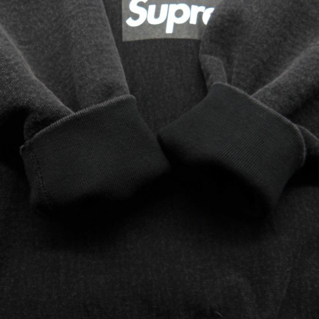 希少Supreme 25ss Washed Box Logo スウェット 黒 S Supreme Washed Box Logo Crewneck Black Men's - SS25 - US
