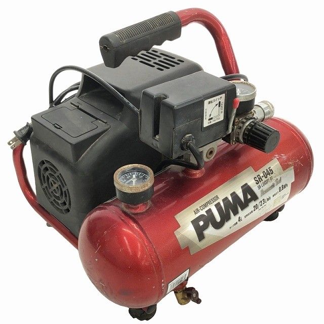 ☆中古品☆SK11 藤原産業 PUMA/プーマ エアコンプレッサー SR-045 SR ☆中古品☆SK11 藤原産業 PUMA/プーマ エアコンプレッサー SR-045 SR