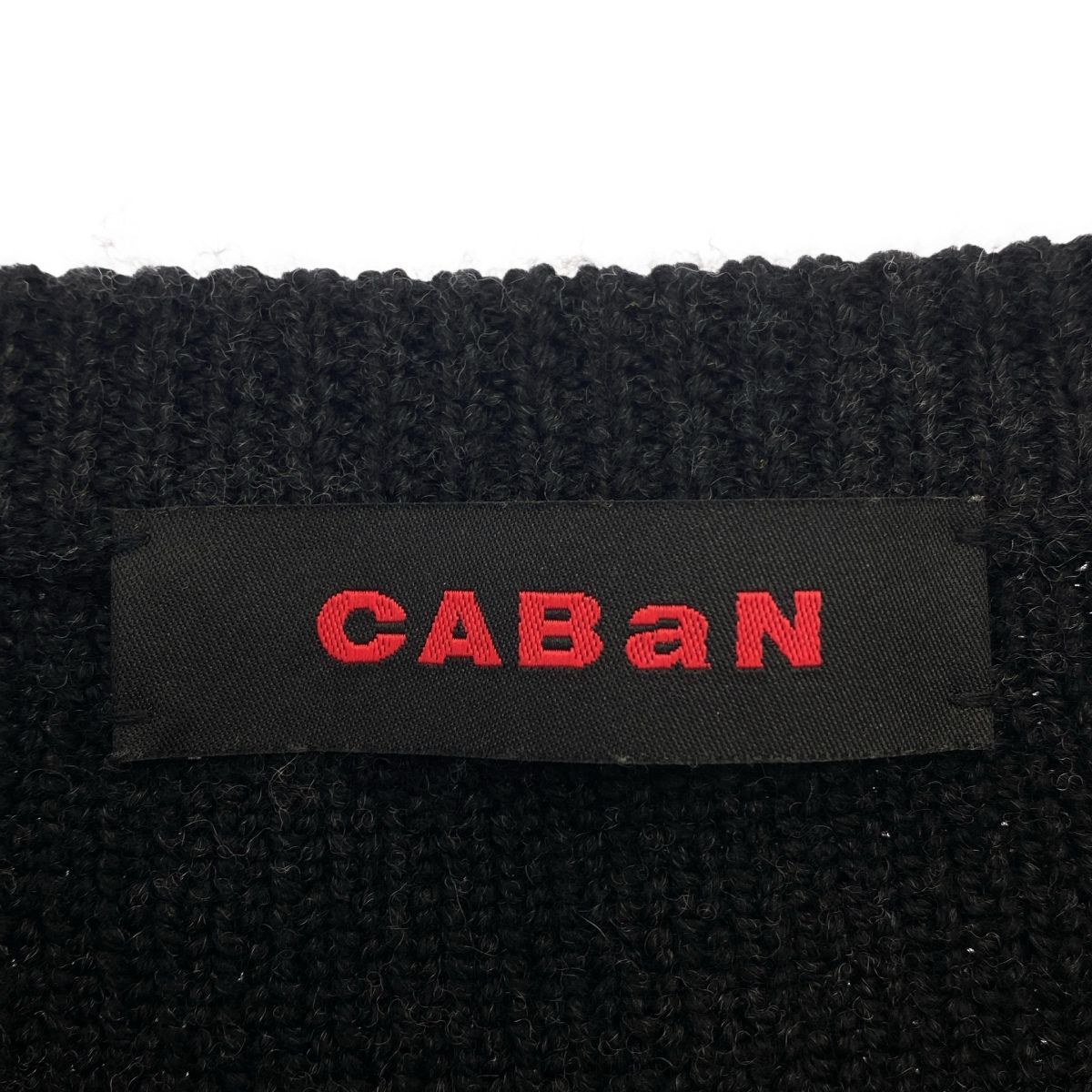 CABaN キャバン 18AW アーガイルウールニットセーター 59-02-84-02133 ミックス L CABaN キャバン 18AW アーガイルウールニットセーター 59-02-84-02133