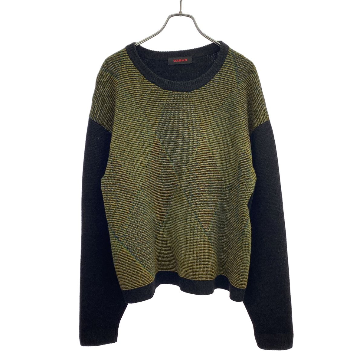 CABaN キャバン 18AW アーガイルウールニットセーター 59-02-84-02133